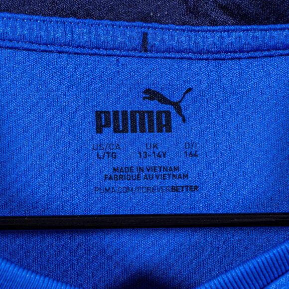 Italy 2021 Puma Home Jersey Youth Large Blokecore Soccer - Picture 7 of 10
